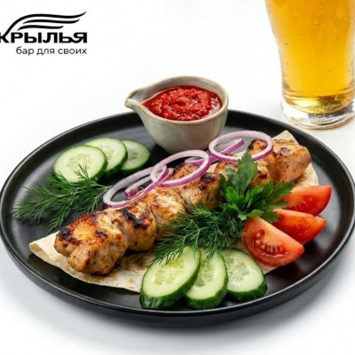 Шашлык из куриного бедра